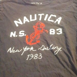 Vintage Nautica Sailing T-shirt Medium